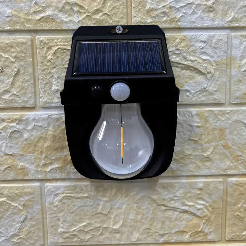 Solar LED Tungsten Wall Lamp Outdoor