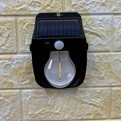 Solar LED Tungsten Wall Lamp Outdoor