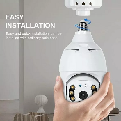 Bulb Security Wireless Camera 360°Rotational View