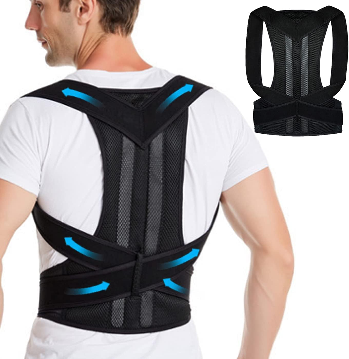 Adjustable Back Shoulder Posture Corrector Belt