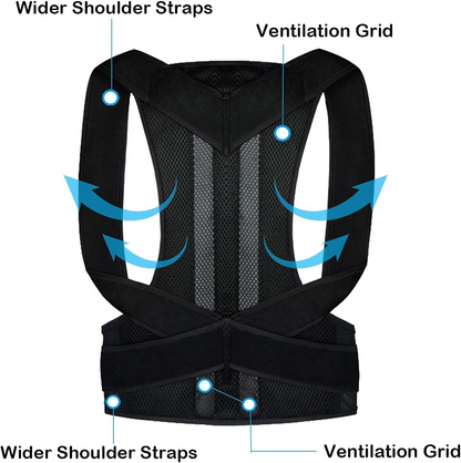 Adjustable Back Shoulder Posture Corrector Belt