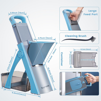 Multifunctional Spring Slicer Vegetable Cutter