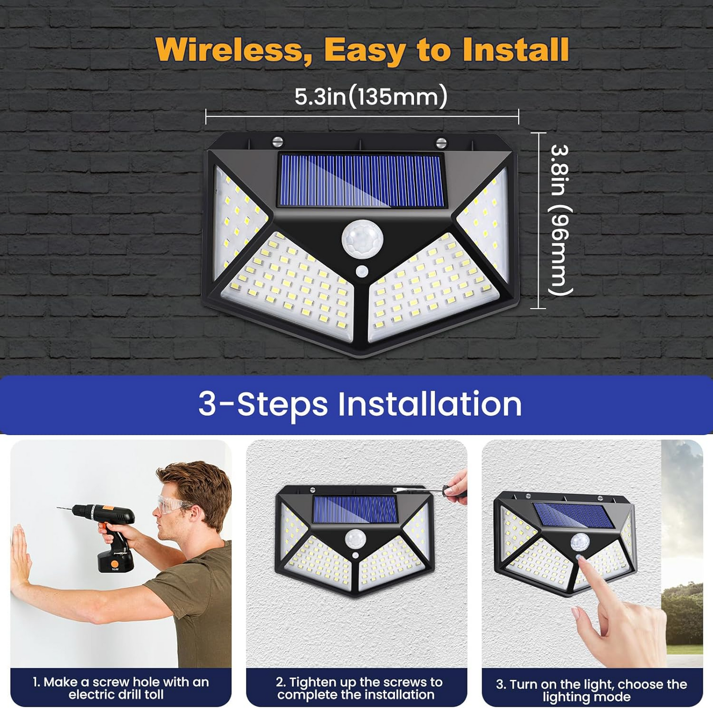 Solar Motion Sensor Lights