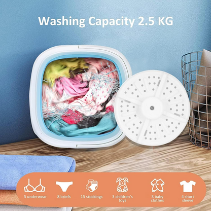 Mini Folding Portable Washing Machine