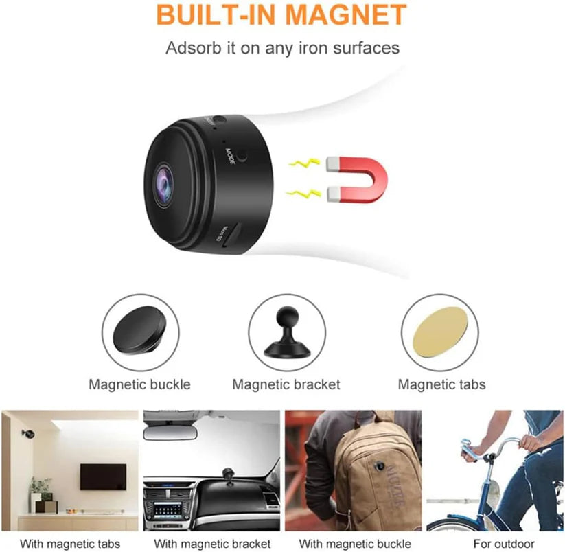 Mini Portable Wireless A9 Security Camera 1080P HD