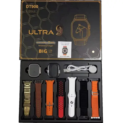 DT900 Ultra9 Smart Watch 10 in 1 Smartwatch