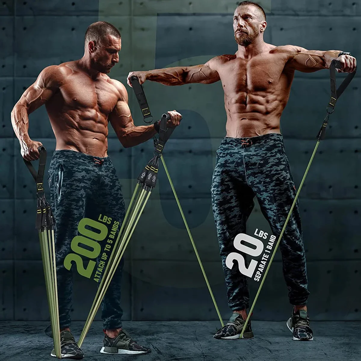 11 Pecs Resistance Band Workout Set