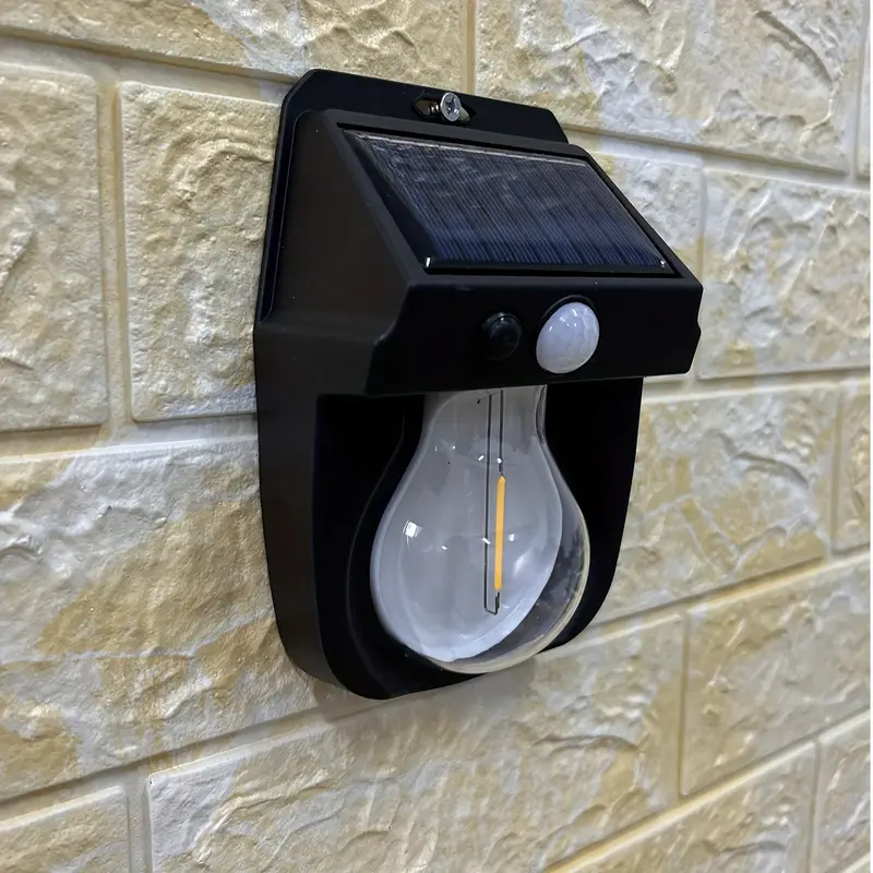 Solar LED Tungsten Wall Lamp Outdoor