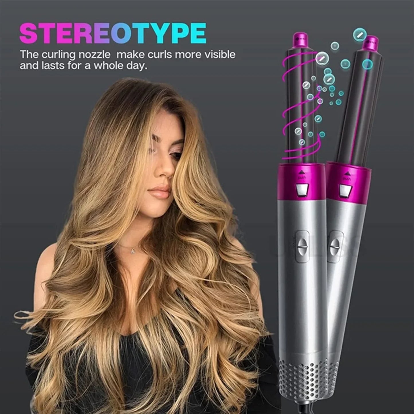 5 IN 1 HAIRDRYER STYLER BRUSH