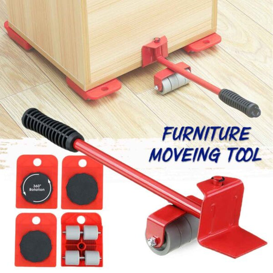 Set of 5 Furniture Lifter Moving Tool - (IMPORTED)