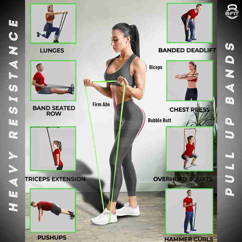 11 Pecs Resistance Band Workout Set