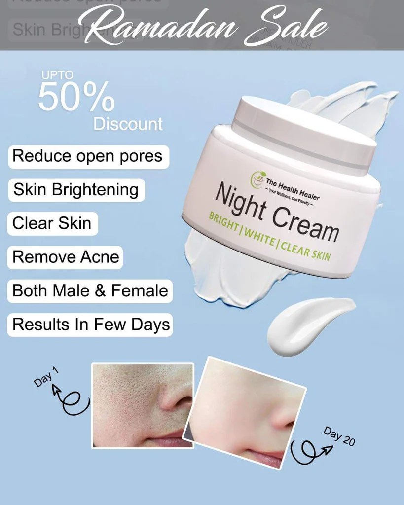 The Health Healer Whitening & Glowing Night Cream