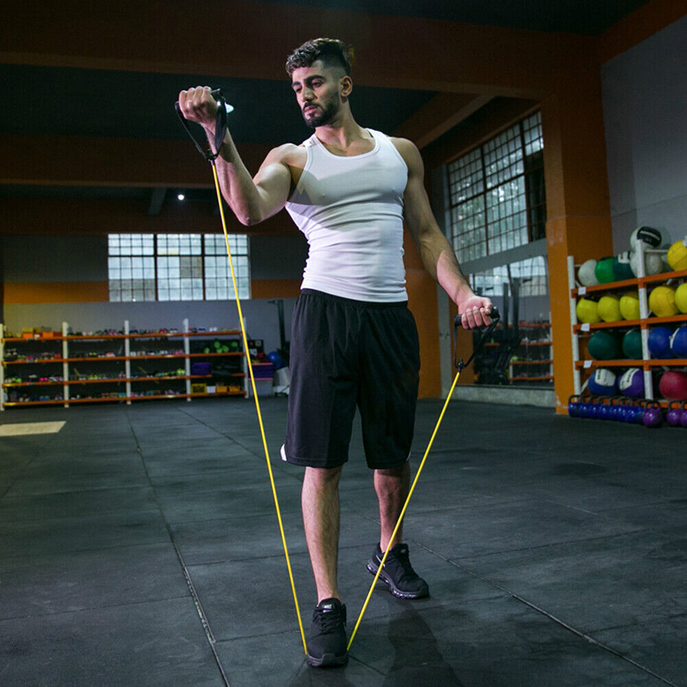 11 Pecs Resistance Band Workout Set